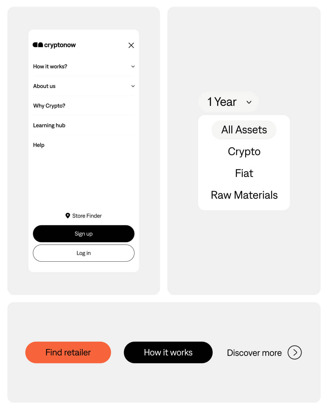 UI Design for Cryptonow